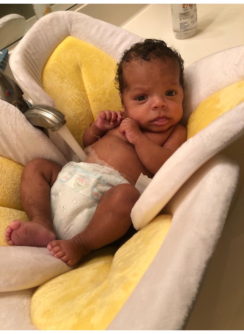 مقعد استحمام مريح للأطفال على شكل زهرة لوتس متفتحة - Image 2